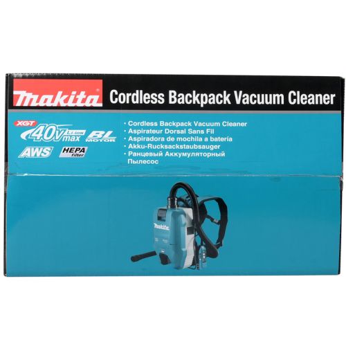 Aspirateur à dos XGT 40 V Max + AWS + carton (sans batterie ni chargeur) MAKITA VC009GZ01 photo du produit Secondaire 12 L