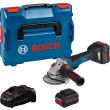 Meuleuse d'angle 18 V GWS 18V-10 PSC + 2 batteries Procore 5,5 Ah + chargeur en coffret L-BOXX BOSCH 06019G3F0E photo du produit