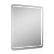 Miroir de salle de bains avec éclairage LED 80x65cm - PRADEL - 554013 pas cher