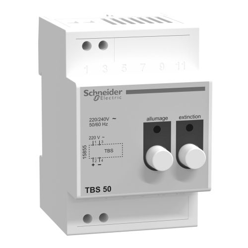 Télécommande pour blocs d'éclairage de sécurité compatibilité 50 blocs - SCHNEIDER ELECTRIC - 15855 pas cher