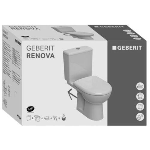 Pack WC RENOVA  sortie horizontale  - GEBERIT - 501.756.00.1 pas cher Secondaire 2 L