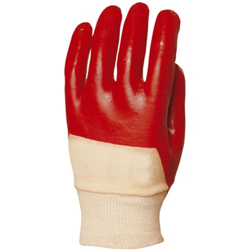 Gants PVC rouge EUROSTRONG 3420 dos aéré T.10 - COVERGUARD - 3420 pas cher