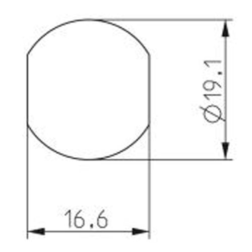 Batteuse 16100-01 1/2 tour 2 sorties de cl&eacute; RONIS 16743 photo du produit Secondaire 2 L