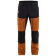 Pantalon maintenance stretch rouille/noir T38 - BL&Aring;KL&Auml;DER - 145618454099C44 pas cher