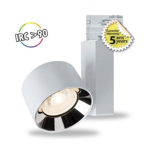 Spot LED WHAO sur rail avec adaptateur 03 allumages 10 W blanc 3000 K MIIDEX LIGHTING 83190 photo du produit Secondaire 2 L