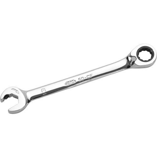 Clé mixte à cliquet et fourche à effet cliquet de 10mm - SAM OUTILLAGE - 50-CF10 pas cher