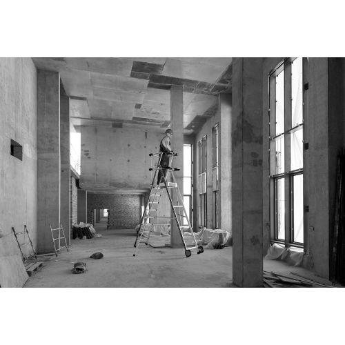 Plateforme Sherpamatic 8 marches - garde-corps lisses - TUBESCA-COMABI - 02272908 pas cher Secondaire 12 L