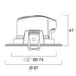 Spot YOURHOME 6,5W IP65 blanc 540lm 830 - SYLVANIA - 0005273 pas cher Secondaire 1 S