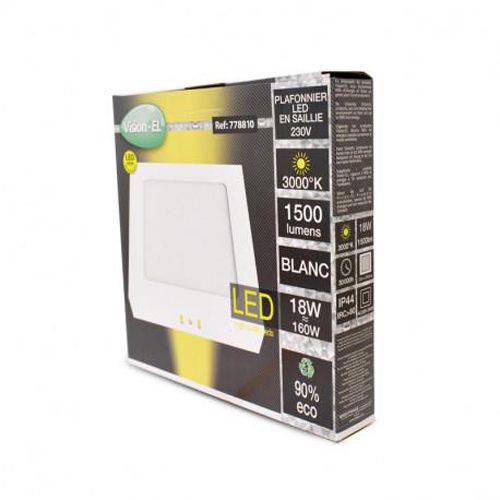 Plafonnier LED QUADRA CADRE 18 W 3000 K MIIDEX LIGHTING 778810 photo du produit Secondaire 4 L