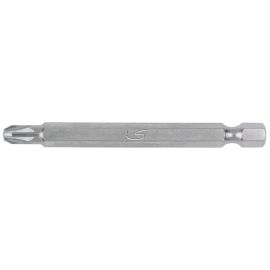 Embout de vissage KS Tools Pozidriv N°1 1/4'' en acier spécial longueur 75 mm - 911.7527 photo du produit Principale M