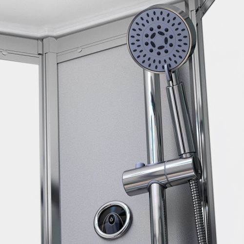Cabine de douche hydromassante SILVER HYDRO 140x90 droite blanc - THALASSOR - SRMB1490D pas cher Secondaire 2 L