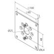 Support 100 x 100 OCEANE maxi 120Nm - CHERUBINI - A4506_0568 pas cher