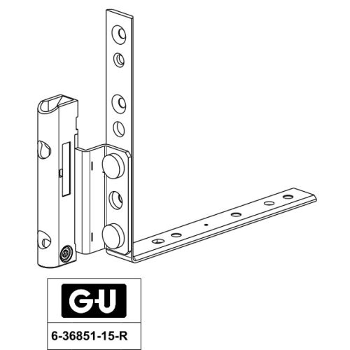 Douille contre-coudée UNI-JET M6 sans frein droite - FERCO - 6-36851-15-R-1 pas cher Secondaire 1 L