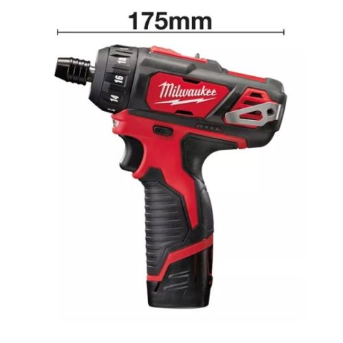 Perceuse visseuse 12 V M12 BD-202C + 2 batteries 2 Ah + chargeur + coffret MILWAUKEE 4933441900 photo du produit Secondaire 3 L