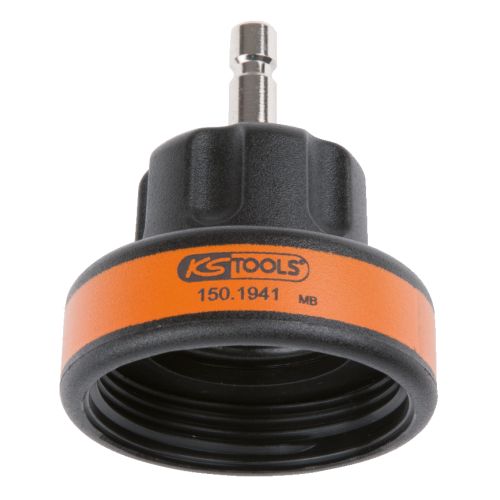 Adaptateur baïonnette N°6 pour système de refroidissement M50 x 2,5 orange creux KS TOOLS 150.1941 photo du produit Principale L