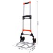 Diable aluminium télescopique et pliable 80 kg STOCKMAN STR80N photo du produit Secondaire 1 S