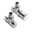 Kit robinetterie thermostatisable équerre chromé 1/2'' ACOVA 991368 photo du produit