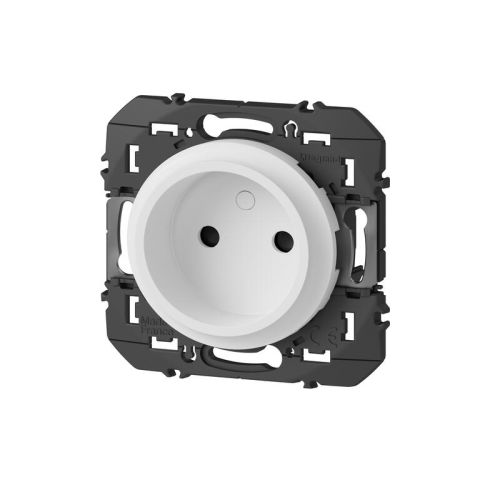 Prise de courant 2P à puits DOOXIE 16A blanc - LEGRAND - 600334 pas cher Secondaire 1 L