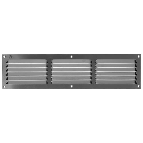Grille à persienne 436 largeur 300mm hauteur 300mm époxy blanc RAL 9010 - RENSON - 8338 pas cher Secondaire 11 L