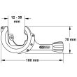 Coupe-tube à cliquet diamètre 12 - 35 mm KS TOOLS 104.5060 photo du produit Secondaire 3 S