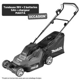 Tondeuse 36V Makita DLM432CT2 + 2 batteries 5 Ah + chargeur - occasion pas cher Principale M