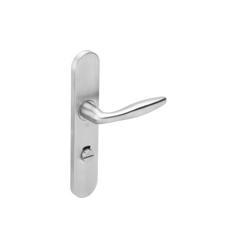 Ensemble sur plaques s&eacute;rie JADE 1594 acier type condamnation &agrave; voyant finition inox - HERACLES - B-INOX-SP22V pas cher Secondaire 5 L