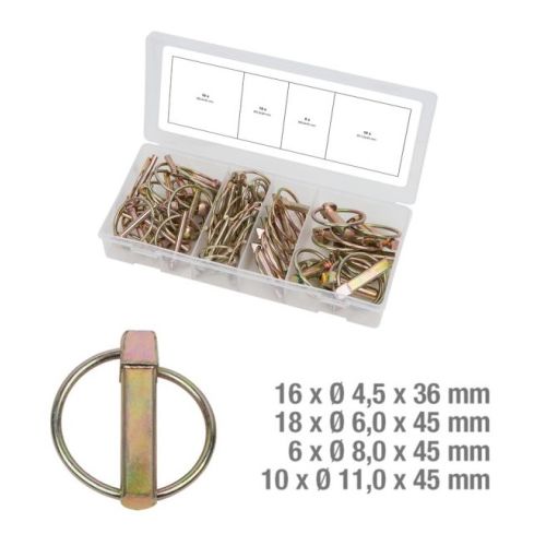 Assortiment de goupilles clips 50 pièces KS TOOLS 970.0550 photo du produit Secondaire 1 L