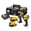 Pack de 3 outils 18V (DCD709 + DCF809 + DCH133) + 2 batteries 4Ah + chargeur + TSTAK - DEWALT photo du produit Secondaire 2 S