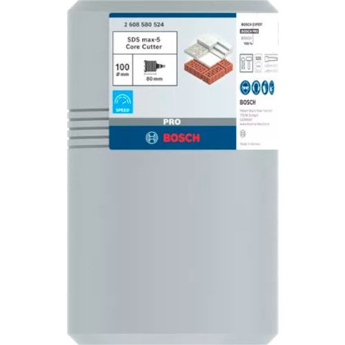 Couronne-trépan SDS-Max-5 100x80x96 mm BOSCH 2608580524 photo du produit Secondaire 5 L