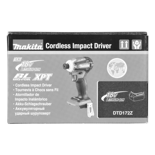 Makita DTD172Z atornillador de impacto BL 18V LXT 180Nm