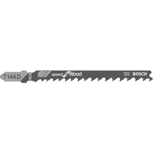 Lame de scie sauteuse T 144 D Speed pour bois 3pcs - BOSCH - 2608630560 pas cher