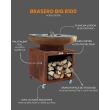 Brasero Big R100 Corten - BRAZA - BIG R100 C pas cher Secondaire 4 S