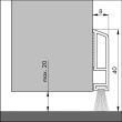 Bas de porte PDS.B-ZK blanc sous blister ELLEN 0703193D photo du produit Secondaire 1 S