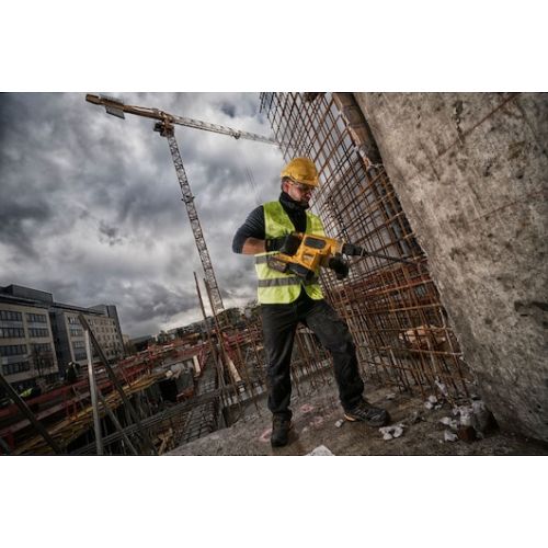Perforateur-burineur 54 V SDS-Max XR FLEXVOLT 6,1 J + 2 batteries Flexvolt 3 Ah + chargeur + coffret TSTAK DEWALT DCH481X2-QW photo du produit Secondaire 9 L
