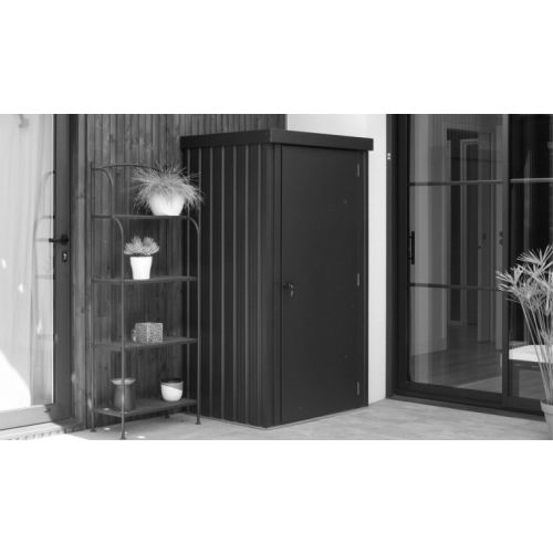 Abri de jardin AZIONE porte simple gris anthracite - DCB - AZIONE-SIMPLE-N pas cher Secondaire 8 L