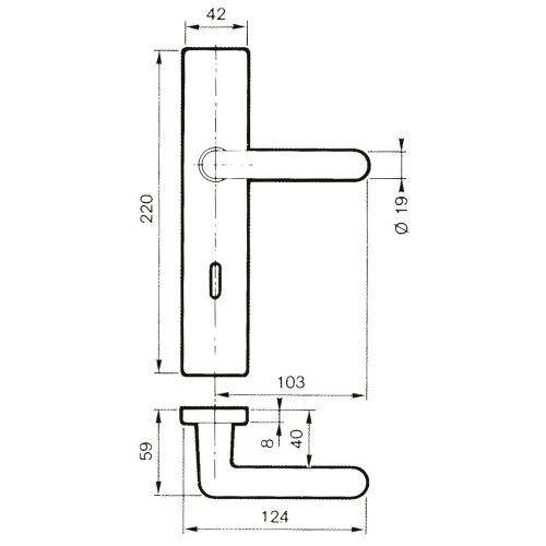 Jeu de plaque 8800 ARCOLOR clé I blanc - VACHETTE - 008951 pas cher