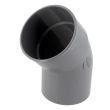 Coude D 63mm m&acirc;le-femelle &agrave; 45&deg; - NICOLL - CL4 pas cher