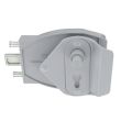 Serrure à bouton poussoir gris TIRARD EE571301 photo du produit