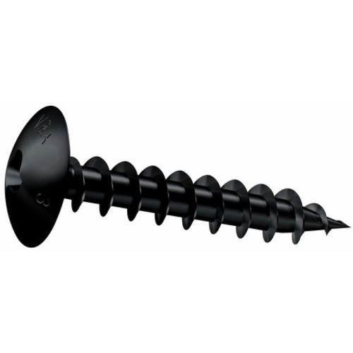 Vis t&ecirc;te ronde large de penture Involtur&reg; zingu&eacute; noir 6x50mm boite de 200 - GFD - 7 251 134 pas cher