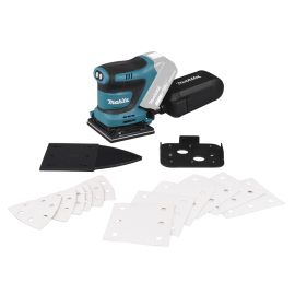 Ponceuse vibrante LXT 18V Makita DBO480Z (sans batterie ni chargeur) en boite carton photo du produit Principale M