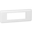 Plaque de finition Blanc MOSAIC horizontale blanc 6 modules - LEGRAND - 078816 pas cher