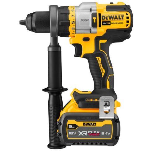 Perceuse-visseuse à percussion XRP 18V + 1 batterie XR Flexvolt 3/9 Ah + chargeur + coffret TSTAK DEWALT DCD999X1-QW photo du produit Secondaire 2 L