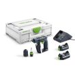 Perceuse-visseuse 10,8V CXS 2,6-PLUS + 2 batteries 2,6Ah + chargeur + coffret SYSTAINER SYS3 - FESTOOL - 576092 pas cher