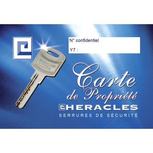 CLE HERACLES Y7 LONGUE AVANT 2010 S/NUMERO photo du produit Secondaire 1 L