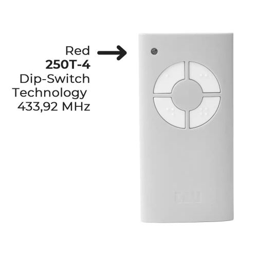 Emetteur 433.92MHz 4 boutons - TAU ITALIE - P-250T-4 pas cher Secondaire 1 L