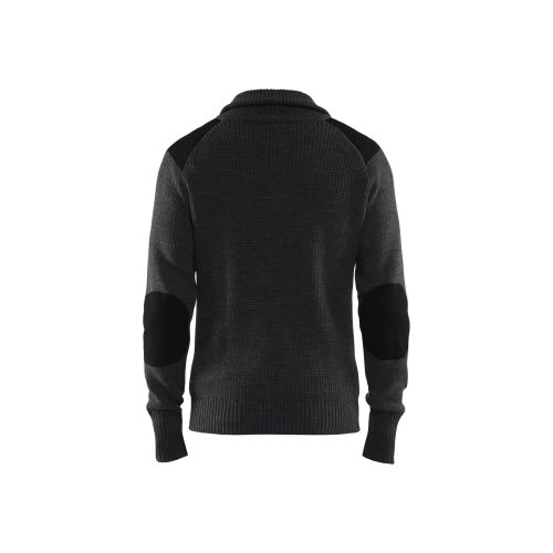 Sweat en laine col zippé gris foncé/noir TXS BLÅKLÄDER 463010719899XS photo du produit Secondaire 1 L