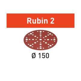 Disque abrasif Rubin 2 Festool STF D150/48 P120 RU2/10 - 575182 pas cher Principale M