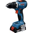 Pack 4 outils 18V (GSR65+GDX285+GBH26+GWS11) + 3 batteries (2x5Ah+1x5,5GBA) + chargeur en coffret BOSCH 0615A500BJ photo du produit Secondaire 1 S