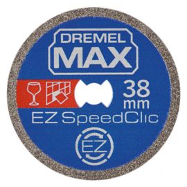 Disque à tronçonner DREMEL MAX S545 diamant EZ SPEEDCLIC D38 mm - 2615S545DM photo du produit Principale M