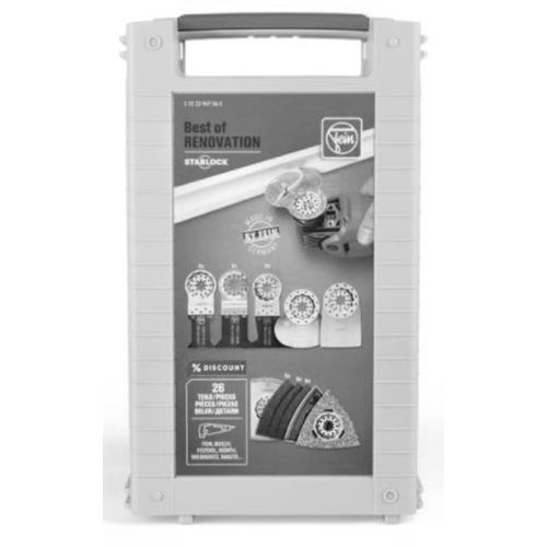 Coffret d'accessoires Best of Starlock renovation 26 pi&egrave;ces - FEIN - 35222967060 pas cher Secondaire 1 L